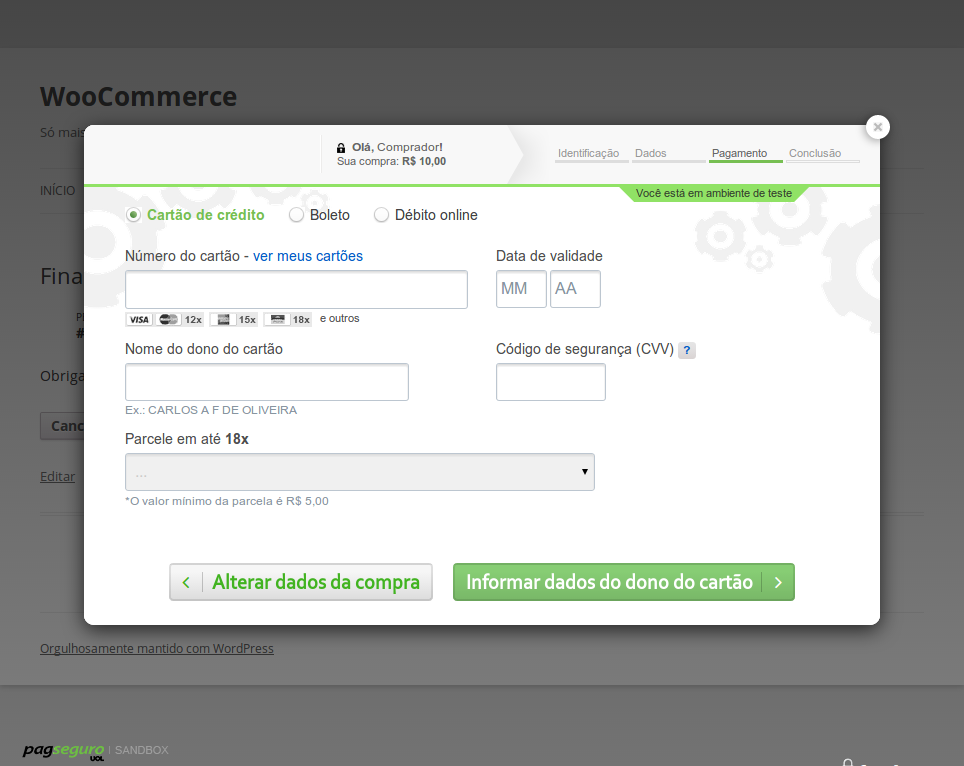 WordPress-PagSeguro-Exemplo-do-Lightbox-funcionando-com-o-Sandbox-do-PagSeguro 5