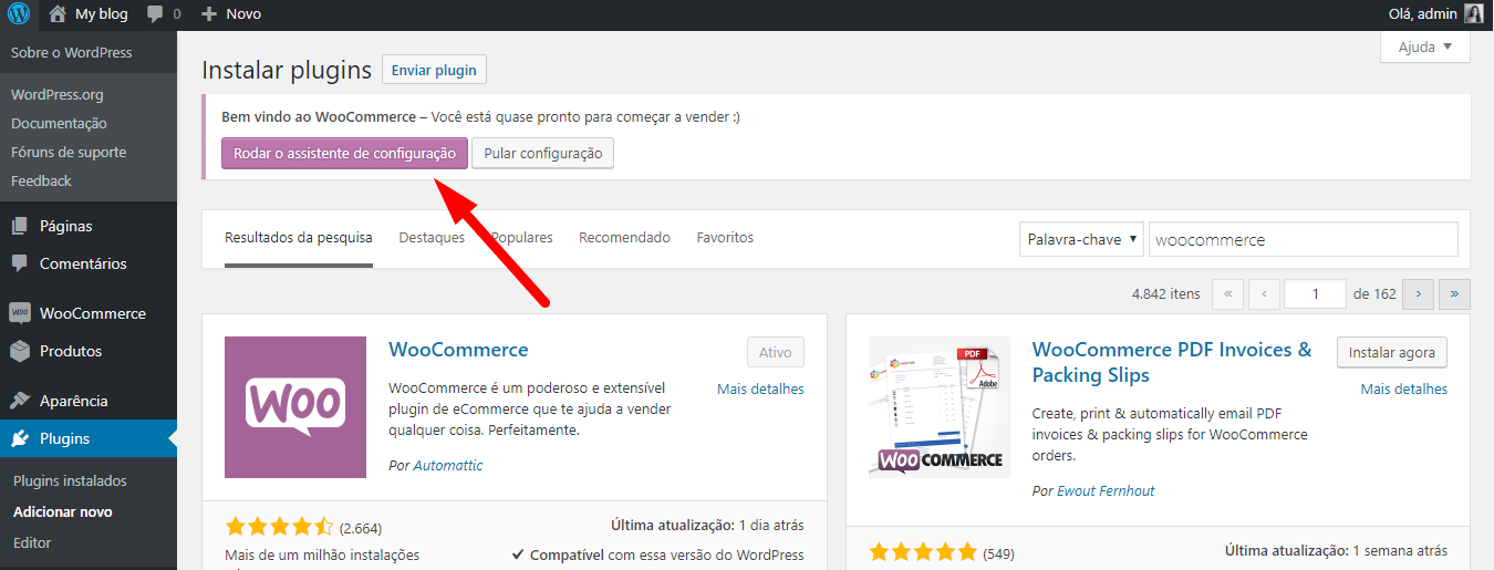 Configurar WooCommerce no WordPress