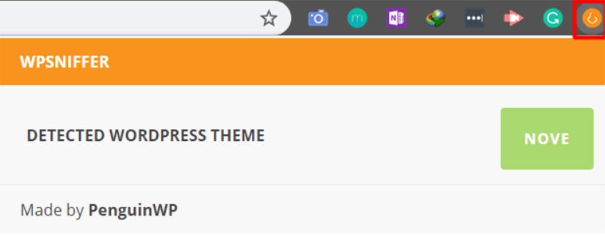 Extensão WPSniffer detecta se um site está usando um tema do WordPress ou não
