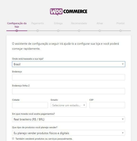 instalar woocommerce