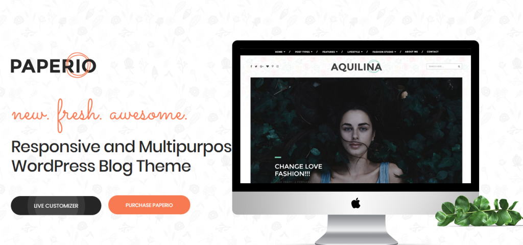 Paperio é um tema wordpress com alto desempenho