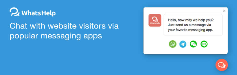 Plugin whatsapp WordPress whatshelp chat button