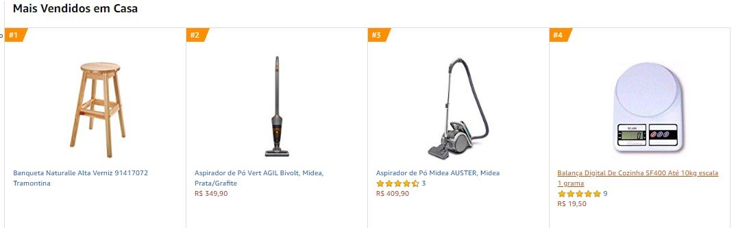 produtos para casa mais vendidos no amazon