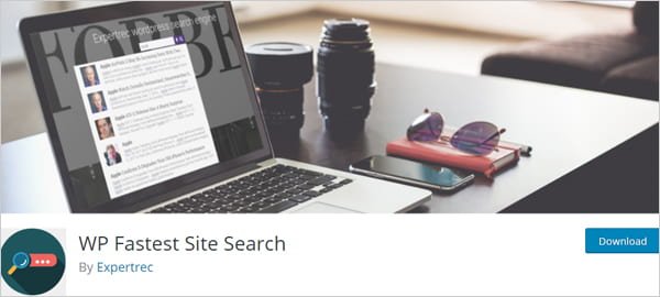 WP Fastest Site Search WordPress plugin.