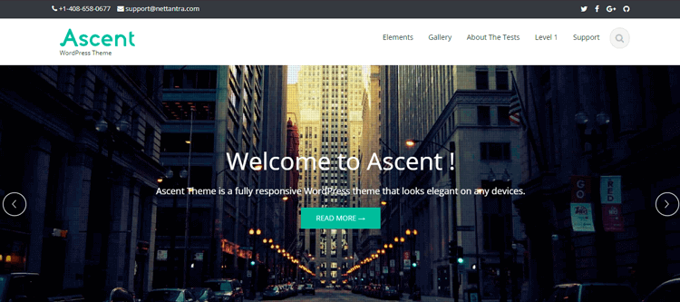 Template WordPress Ascent