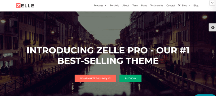 Template WordPress Zelle