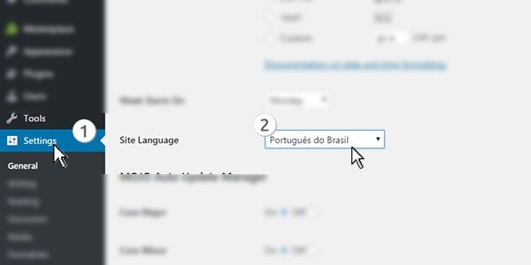 WordPress Configurações