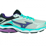 Tênis Feminino Mizuno Wave Prata e Roxo