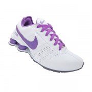 Tênis Feminino Nike Shox Deliver Branco e Roxo