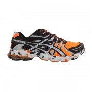 Tênis Asics Gel Sendai 2 Preto e Laranja