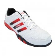 Tênis Adidas F500 Branco e Vermelho