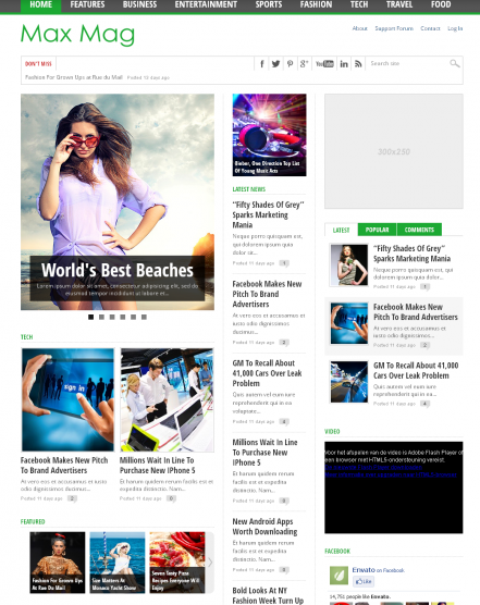 Responsive-News-Magazine-Wordpress-Theme-Max-Mag-News-amp-Magazine-Wordpress-Theme-Template